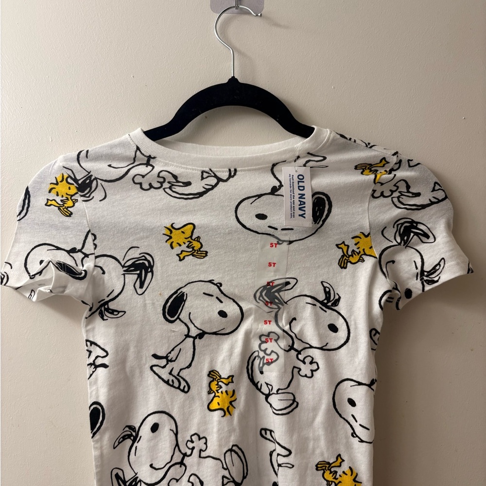 Peanuts Black and Yellow Snoopy Kids T-Shirt
